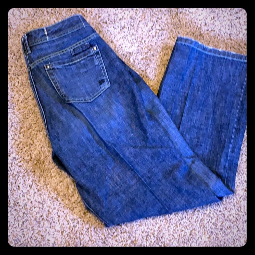 Dark blue jeans